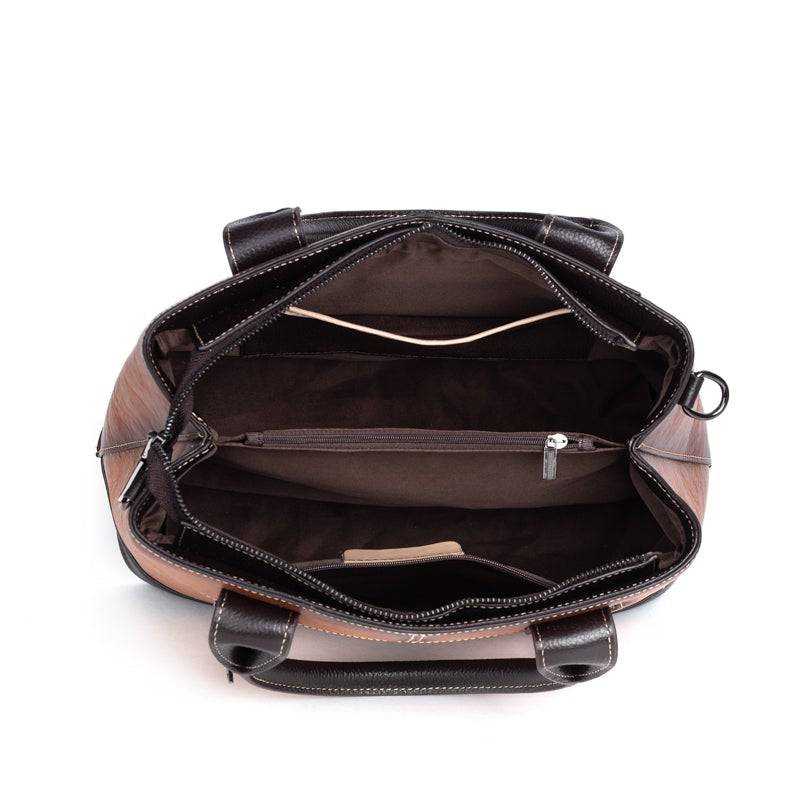 Rossie Viren Women's Women Leather Handbag Purse Top Handle Crossbody Bag Leather Tote Shoulder Bag