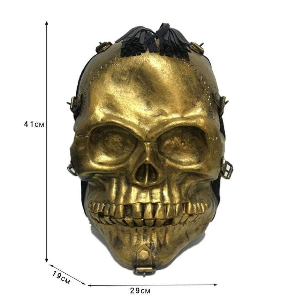 Unisex Kreepsville 3D Skull Backpack Small