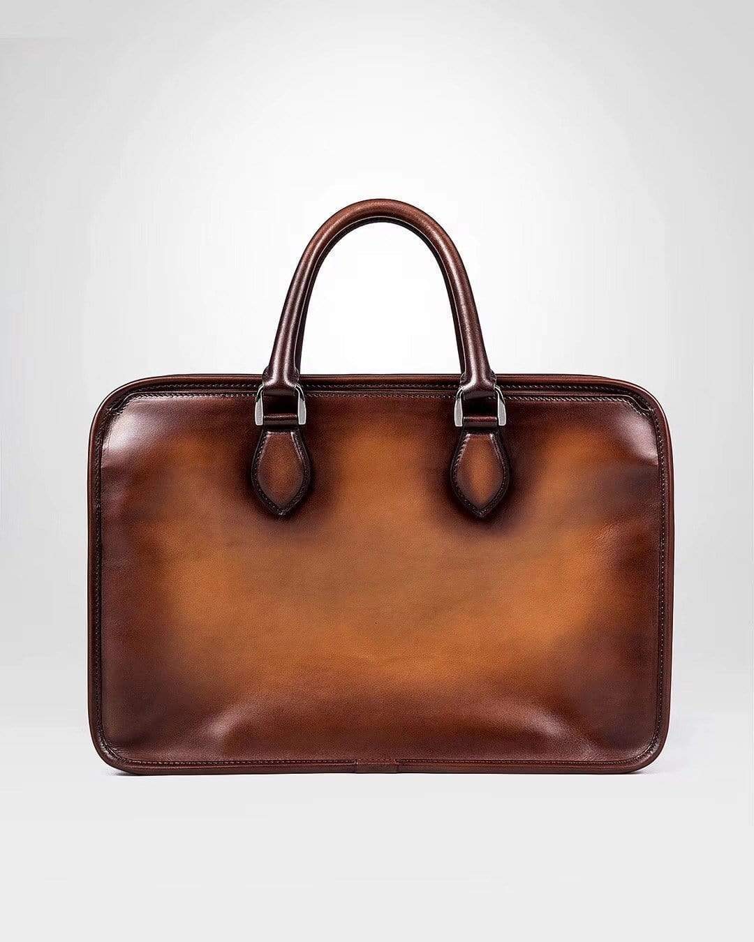 Vintage Smooth Cowhide Leather Briefcases, Messenger Bags & Bags