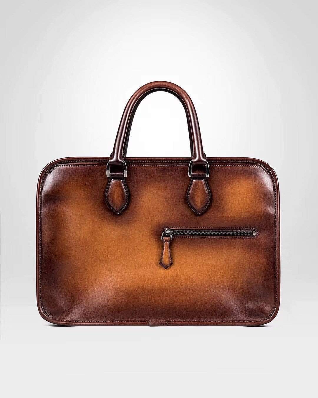 Vintage Smooth Cowhide Leather Briefcases, Messenger Bags & Bags
