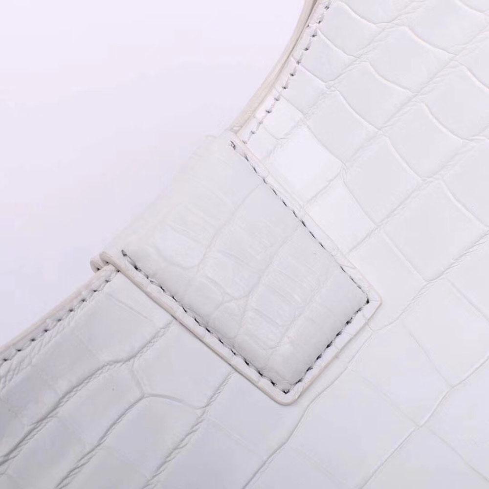 Crocodile Leather Medium Hobo Tote Purse For Women