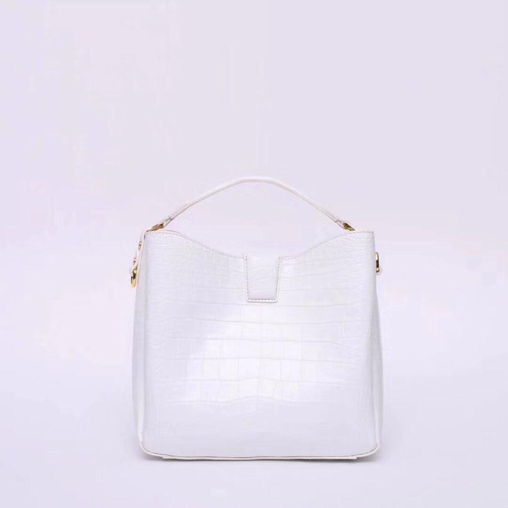 Crocodile Leather Medium Hobo Tote Purse For Women