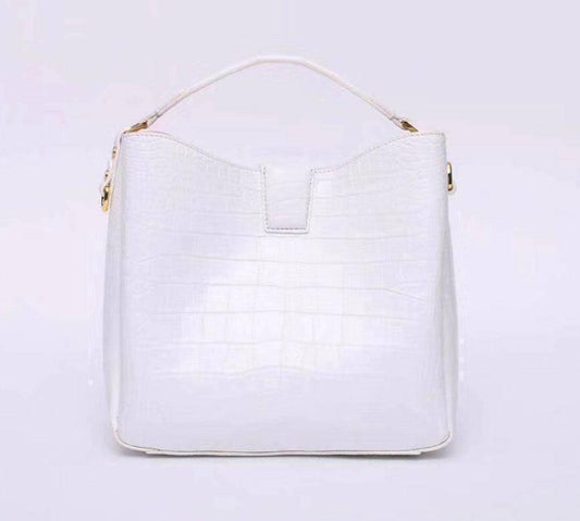 Crocodile Leather Medium Hobo Tote Purse For Women