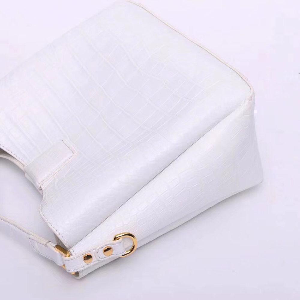 Crocodile Leather Medium Hobo Tote Purse For Women