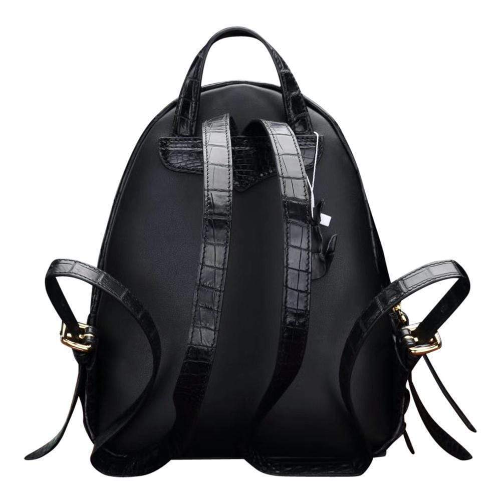 Women's  Crocodile Belly Leather Mini Backpack  |  Rossieviren