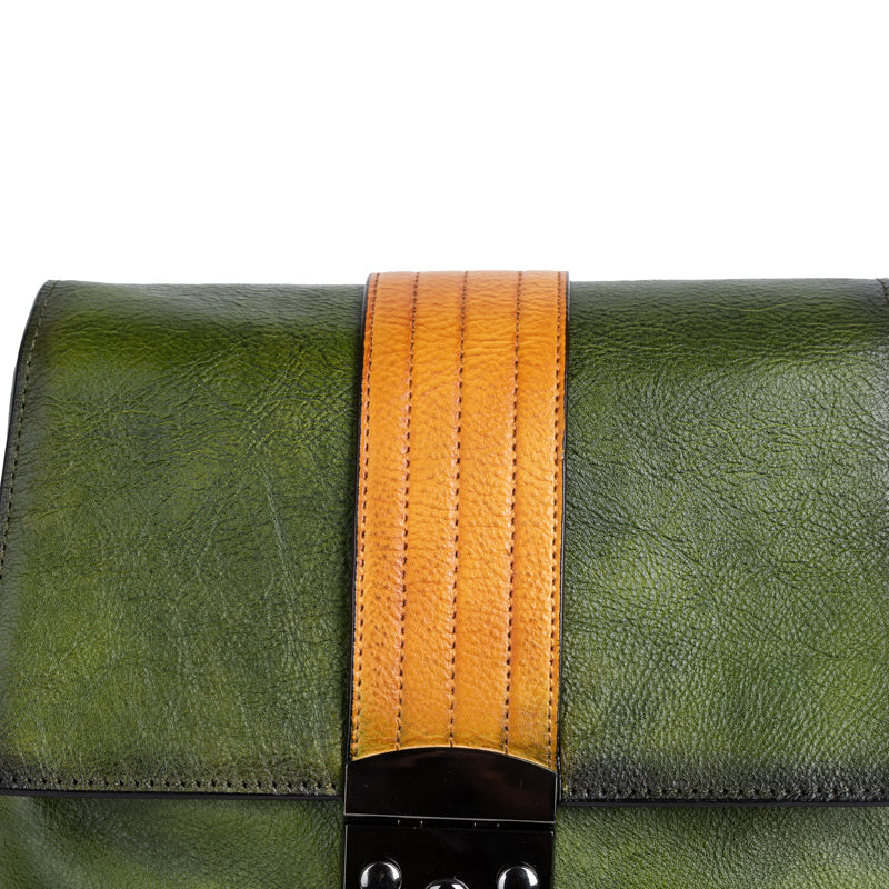 Rossie Viren Women's Women’s Vintage Leather Backpack Handle Shoulder Bag