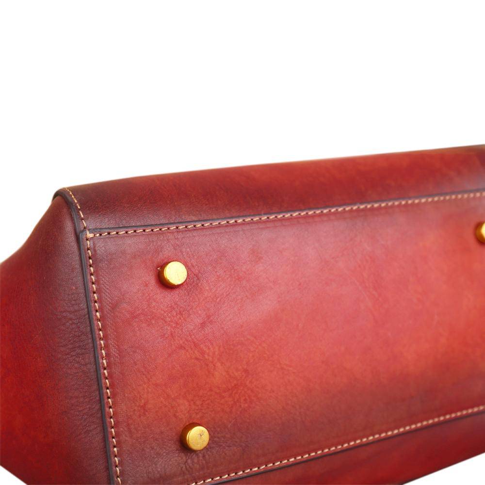 Rossie Viren Women's Women Vintage Leather Handbag Shoulder Purse Satchel Tote Crossbody Bag