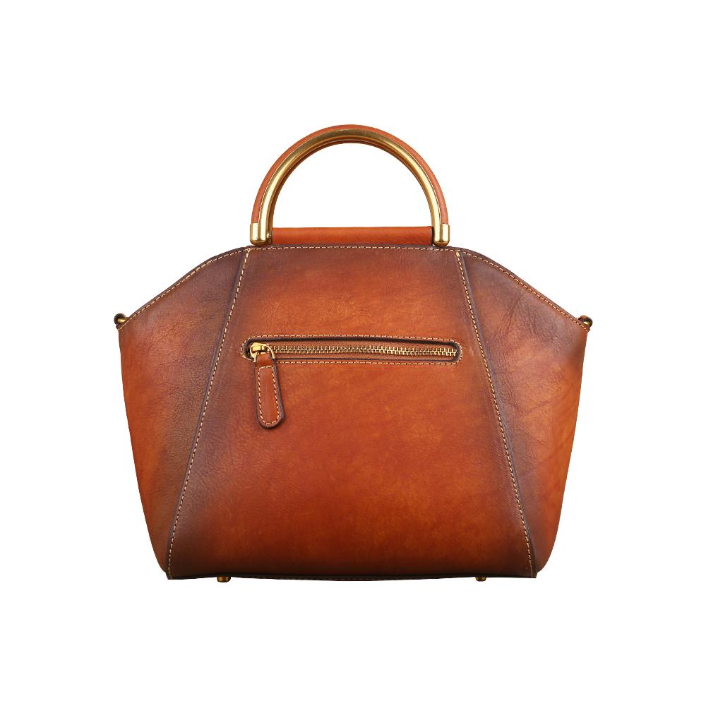 Rossie Viren Women's Women Vintage Leather Handbag Shoulder Purse Satchel Tote Crossbody Bag