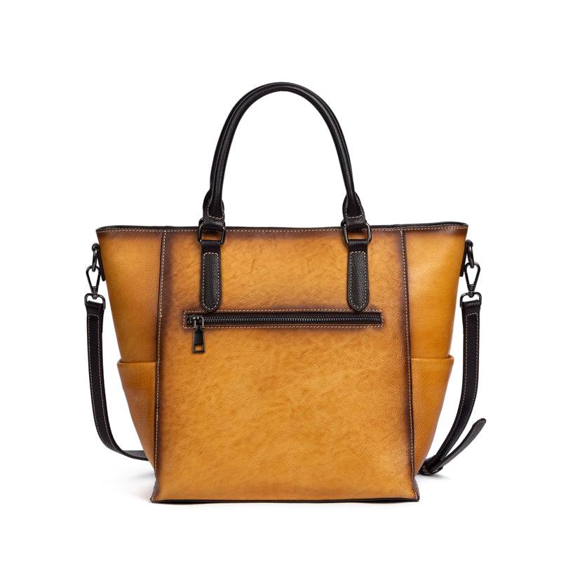 Rossie Viren Women's Womens shopper large vintage-leather tote