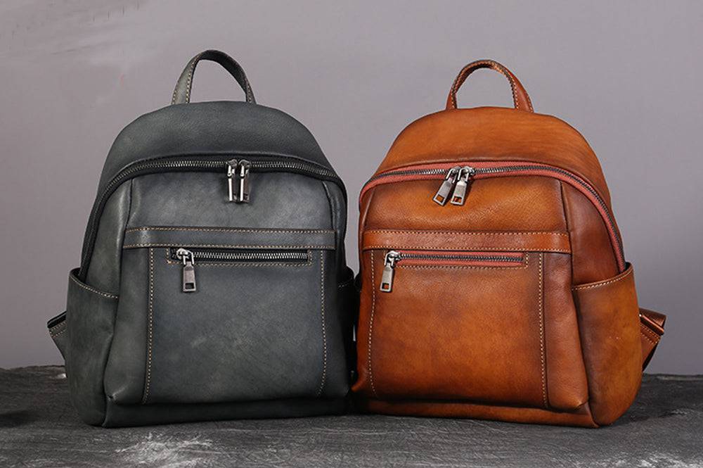 Rossie Viren Women's Womens Vintage Leather Backpack