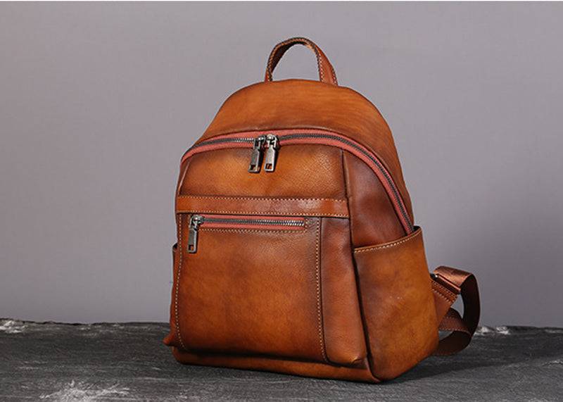 Rossie Viren Women's Womens Vintage Leather Backpack