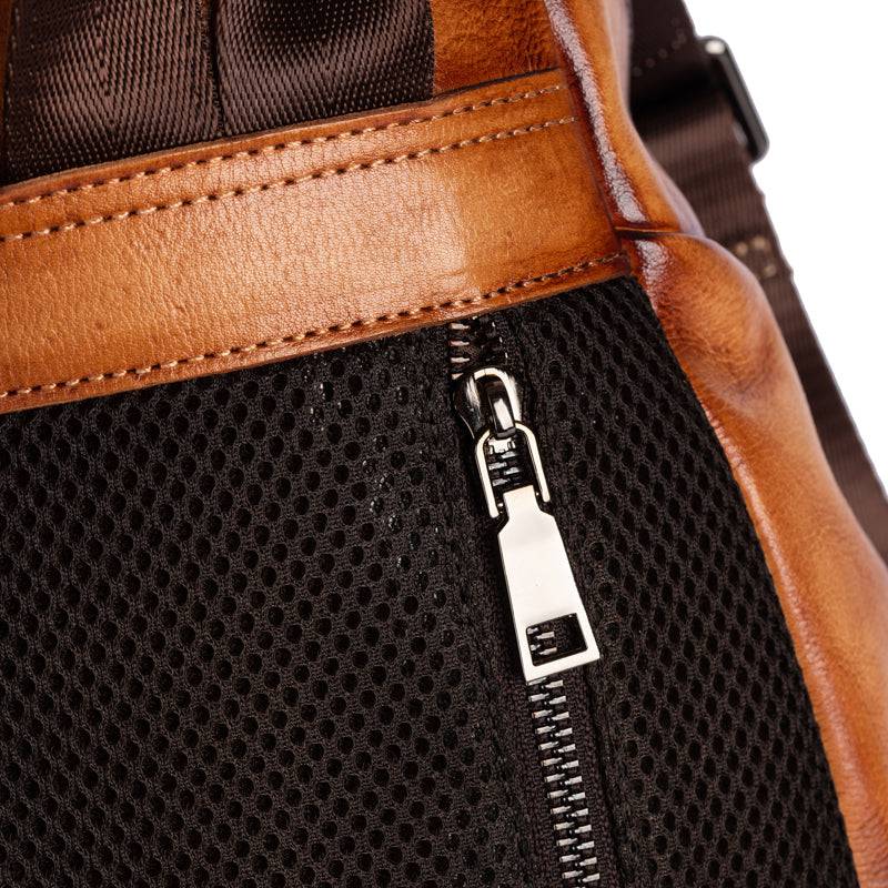 Rossie Viren Women's Womens Vintage Leather Large Backpack
