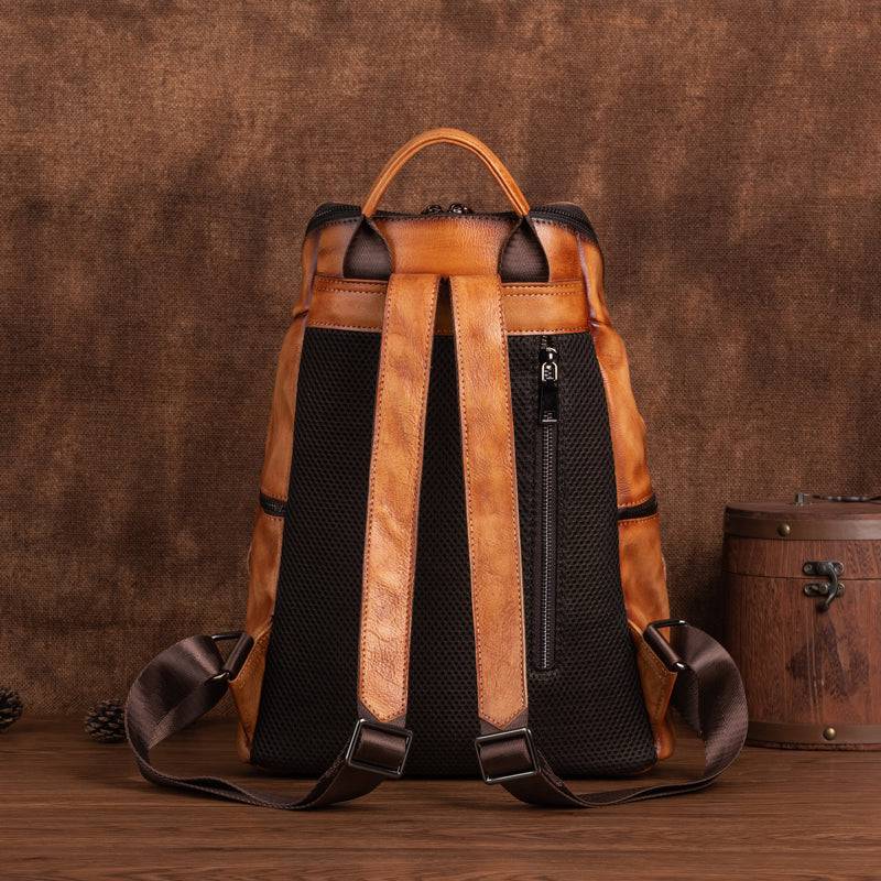 Rossie Viren Women's Womens Vintage Leather Large Backpack