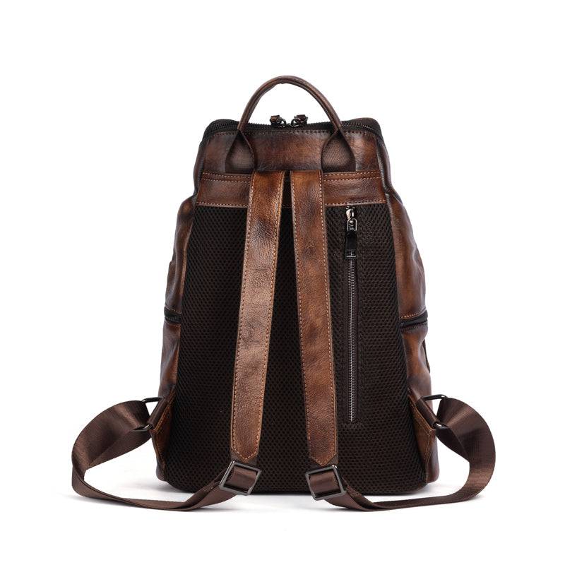Rossie Viren Women's Womens Vintage Leather Large Backpack