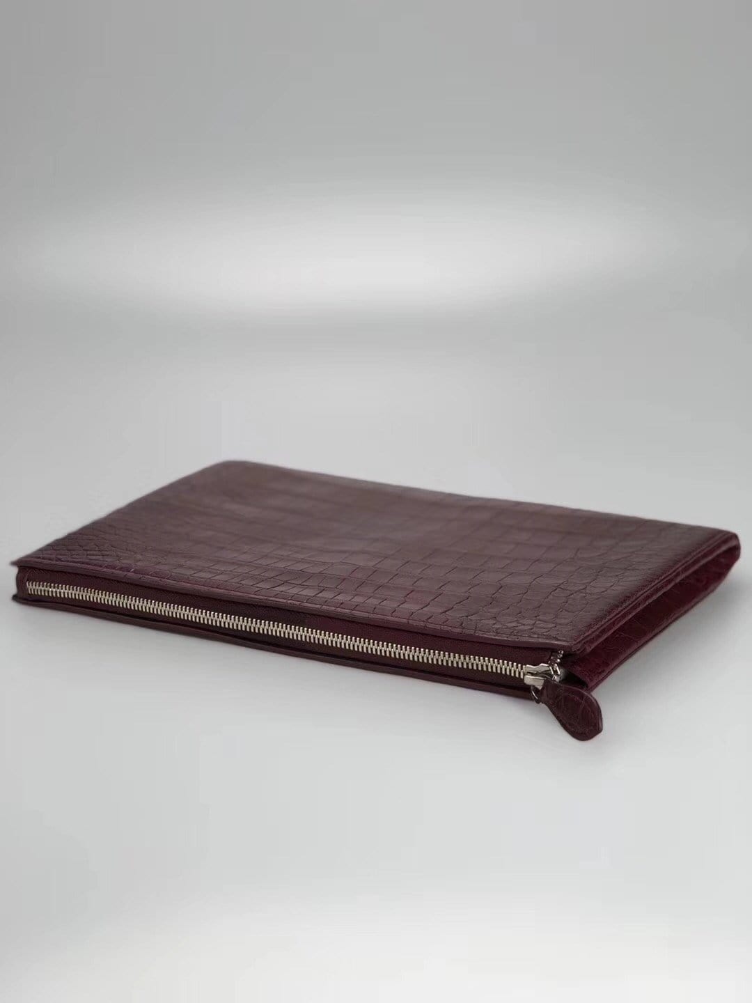 Crocodile Belly Leather Large Ipad Case,Clutch Bag