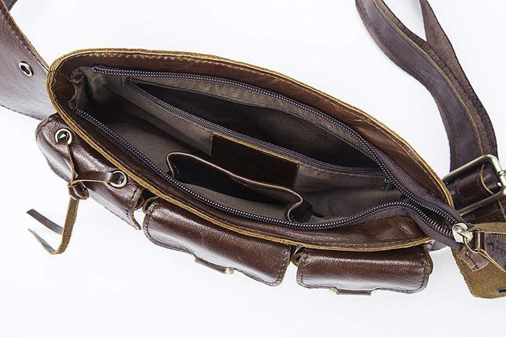 Rossie Viren Vintage Brown Waist Shoulder Bag
